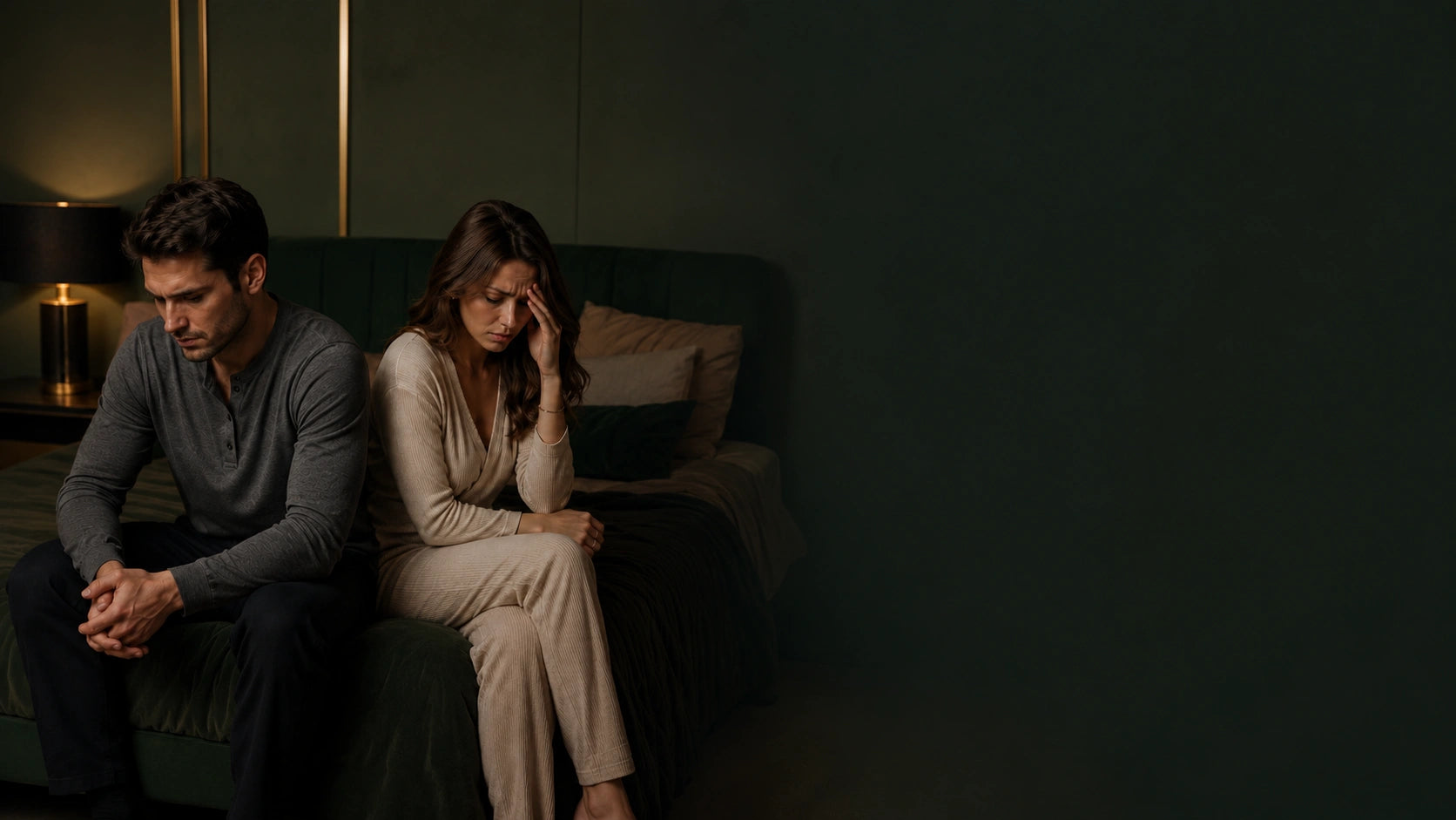 Before — anxious and watching the clock